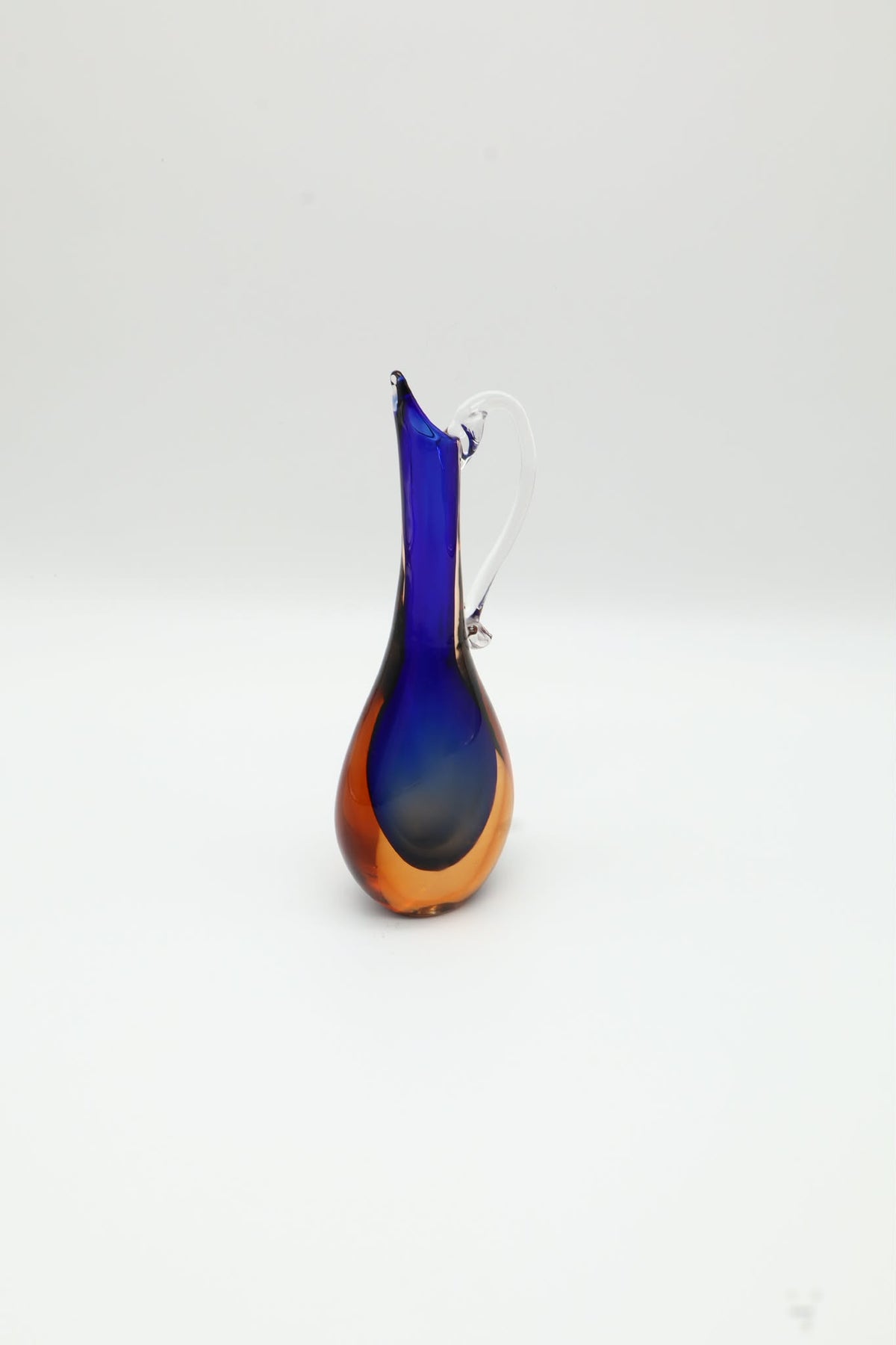Murano Sommerso Glass Pitcher Vase – Italy, 1960s