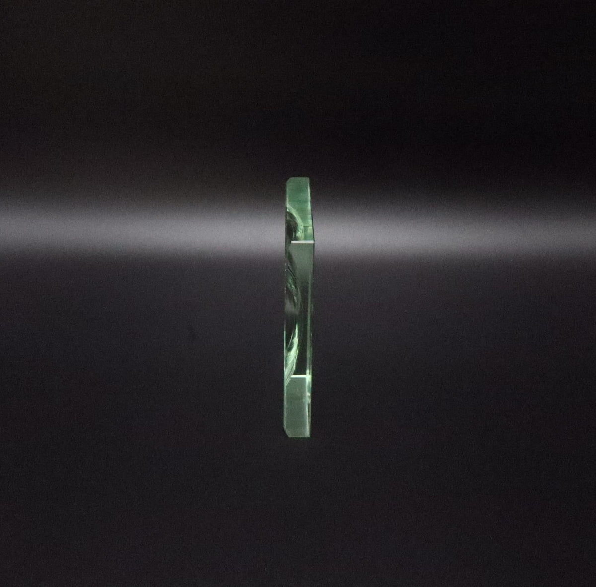 Fontana Arte Mid-Century Crystal 'Diamond' Ashtray – Italy, 1950s