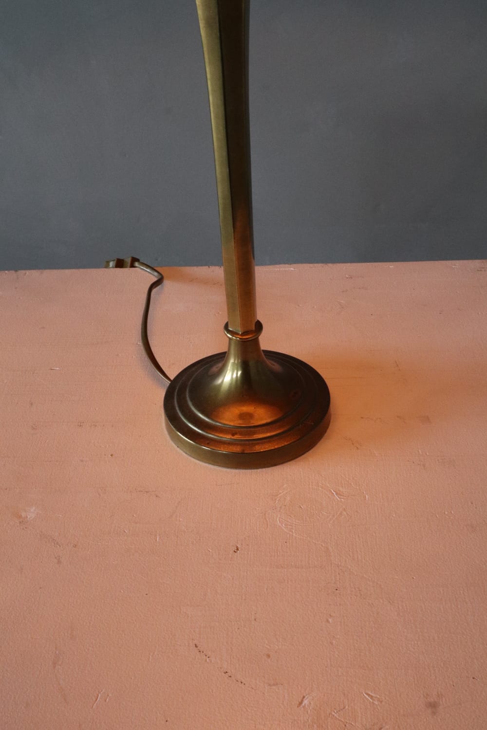 Kullmann Brass Table Lamp – The Netherlands, 1970s