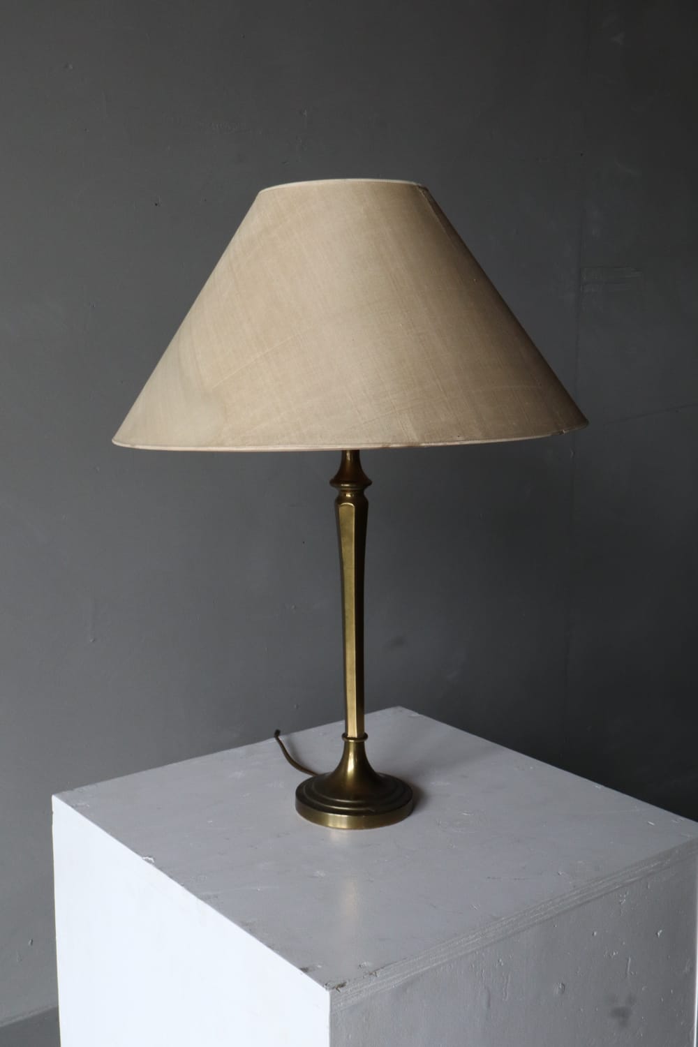 Kullmann Brass Table Lamp – The Netherlands, 1970s
