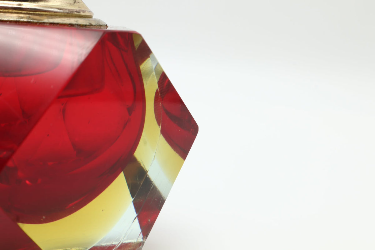 Vintage Murano Sommerso Glass Table Lighter – Italy, 1960s