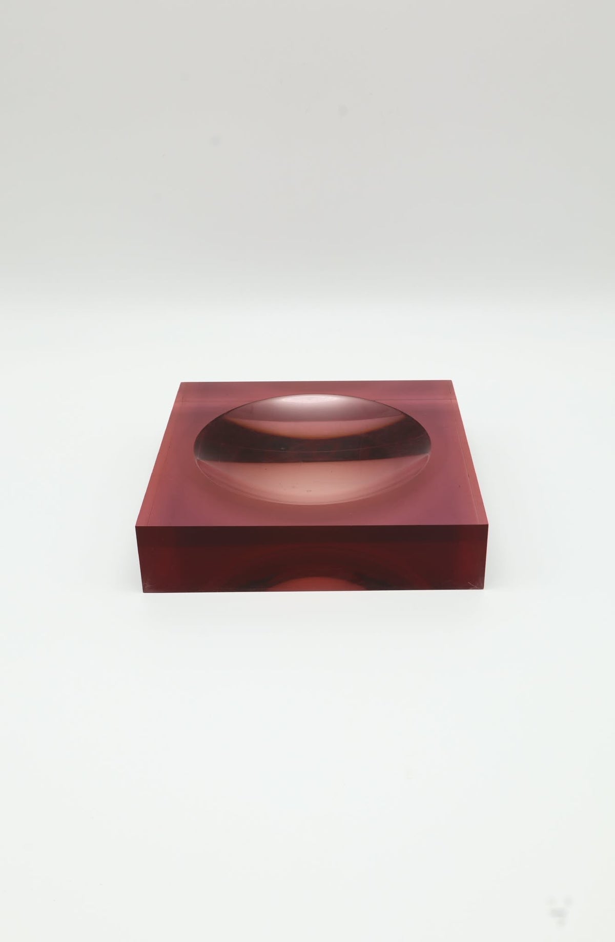 Italian Minimalist Resin Vide Poche – Italy, 1960s
