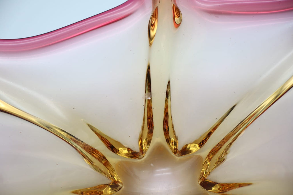 Mid-Century Italian Murano Art Glass Centrepiece Bowl (1960s)