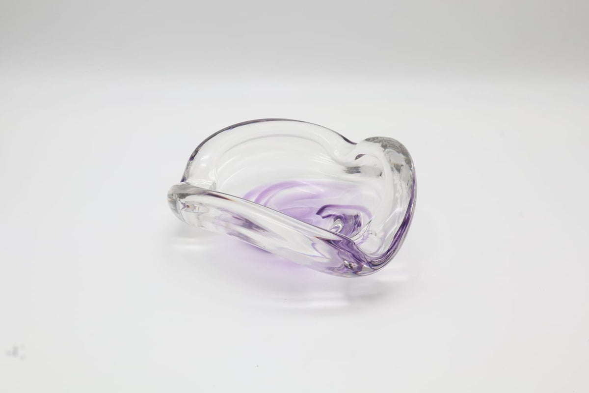 Mid-Century Biomorphic Murano Glass Vide-Poche – Italy, 1960s