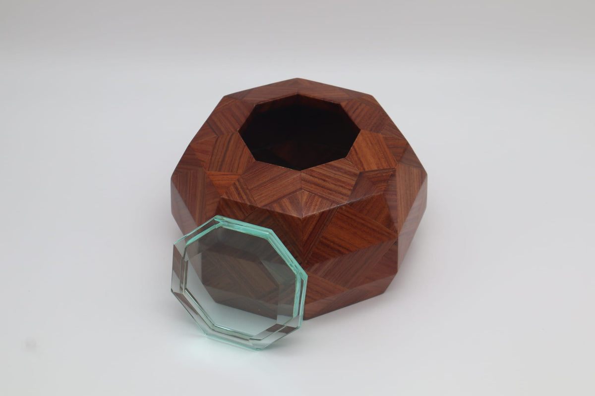 Rare Polyhedral Trinket Box by Pietro Chiesa for Fontana Arte, ca. 1940s – photo 5 of 5