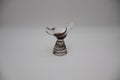 Curated Mid-Century Organic Hand-Blown Glass Sculptural Coupe – 1960s