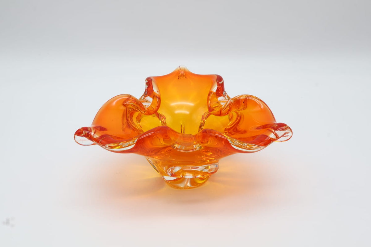 Vintage Murano Glass Centerpiece Bowl – Italy, 1960s