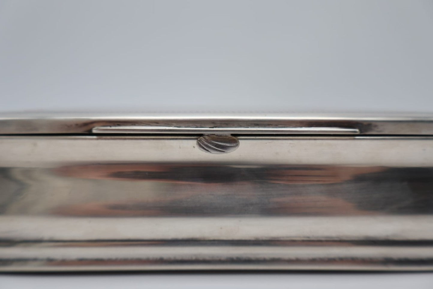 Guilloché Silver-Plated Collectible Box – Circa 1920–1950