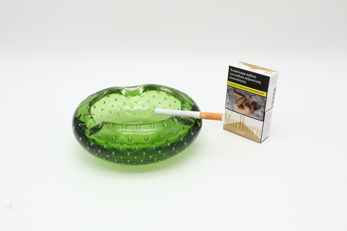 Vintage Murano ‘Bullicante’ Art Glass Ashtray – Italy, 1960s