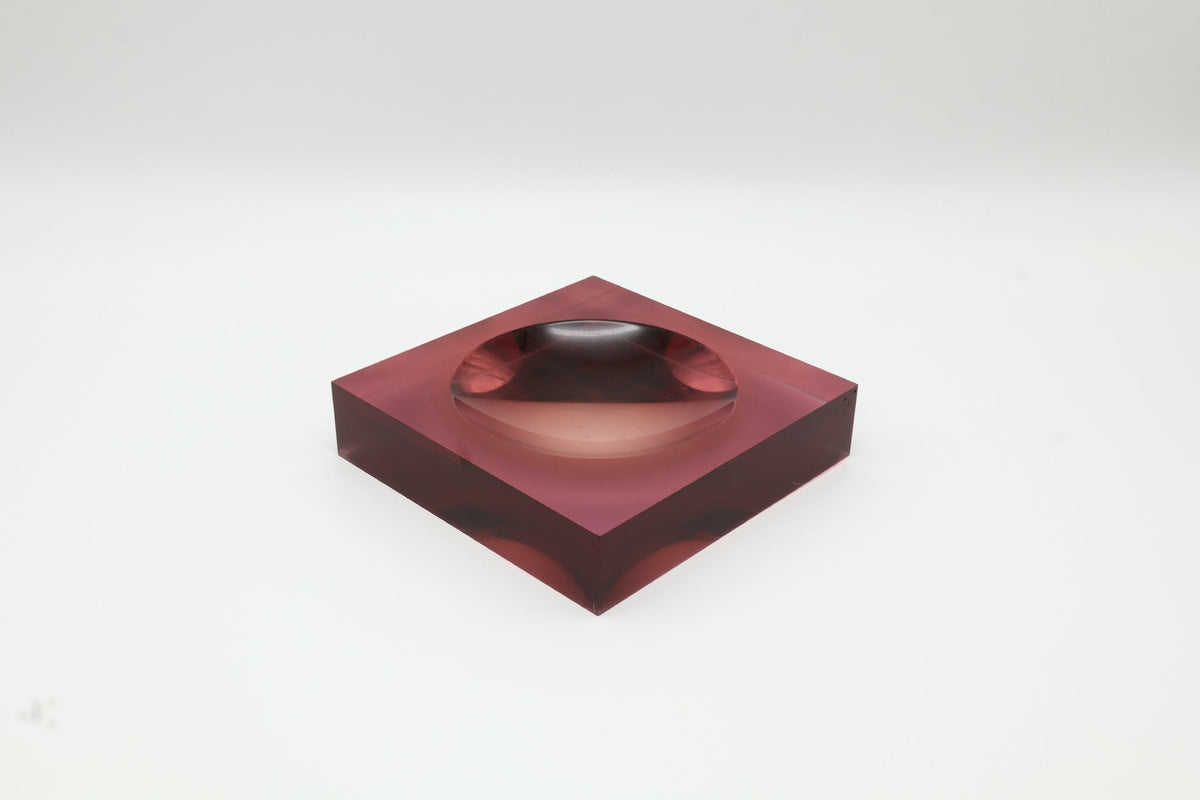 Italian Minimalist Resin Vide Poche – Italy, 1960s