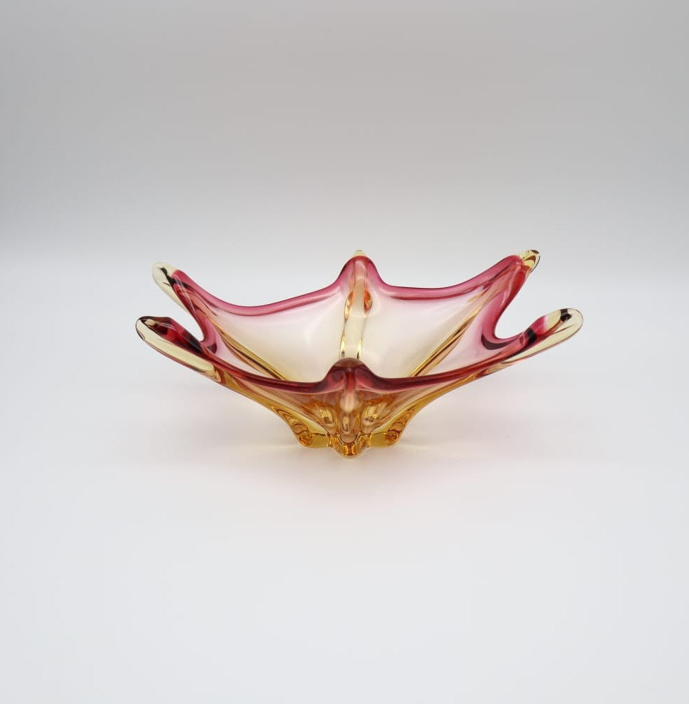 Mid-Century Italian Murano Art Glass Centrepiece Bowl (1960s)