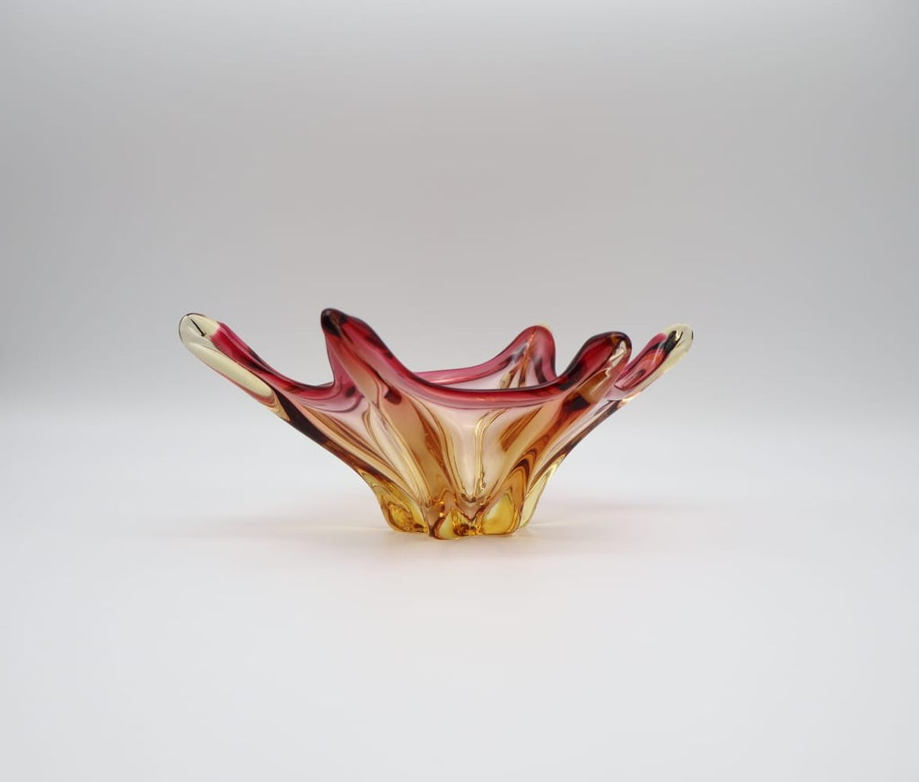 Mid-Century Italian Murano Art Glass Centrepiece Bowl (1960s)