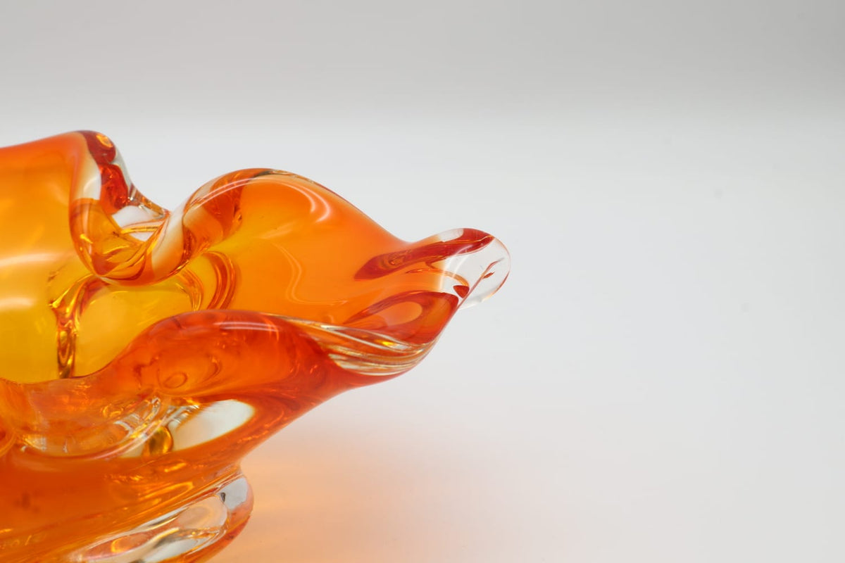 Vintage Murano Glass Centerpiece Bowl – Italy, 1960s