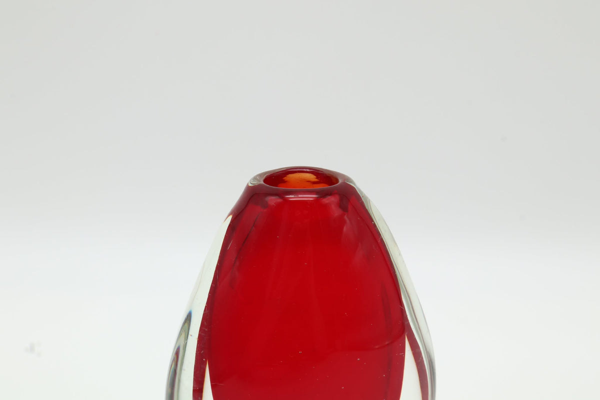 Mid-Century Modern Sommerso Vase – Sweden, 1950s/1960s