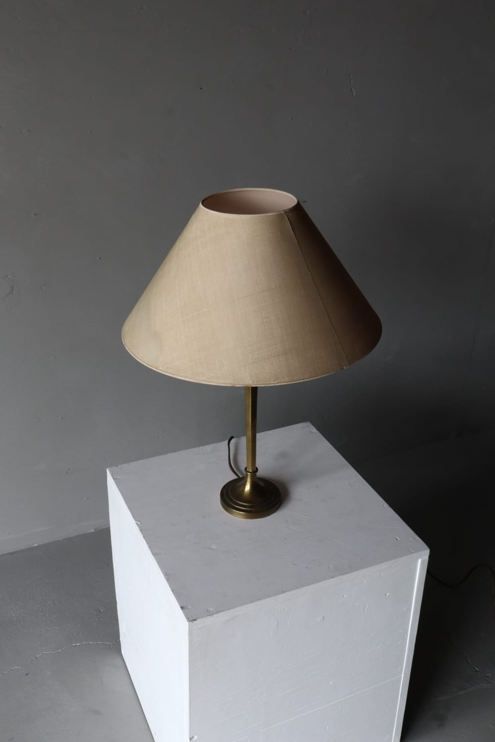 Kullmann Brass Table Lamp – The Netherlands, 1970s