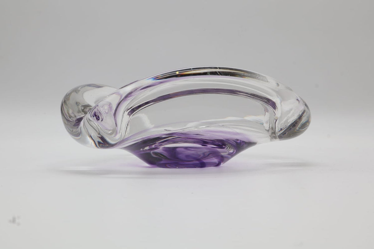 Mid-Century Biomorphic Murano Glass Vide-Poche – Italy, 1960s
