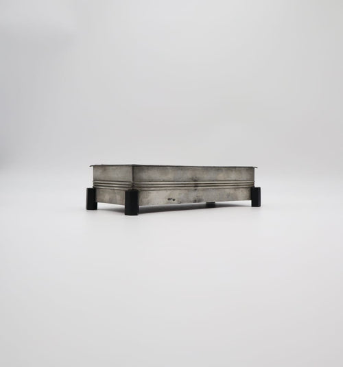 Antique George V Sterling Silver ‘Treasury’ Inkstand (c. 1910–1936)
