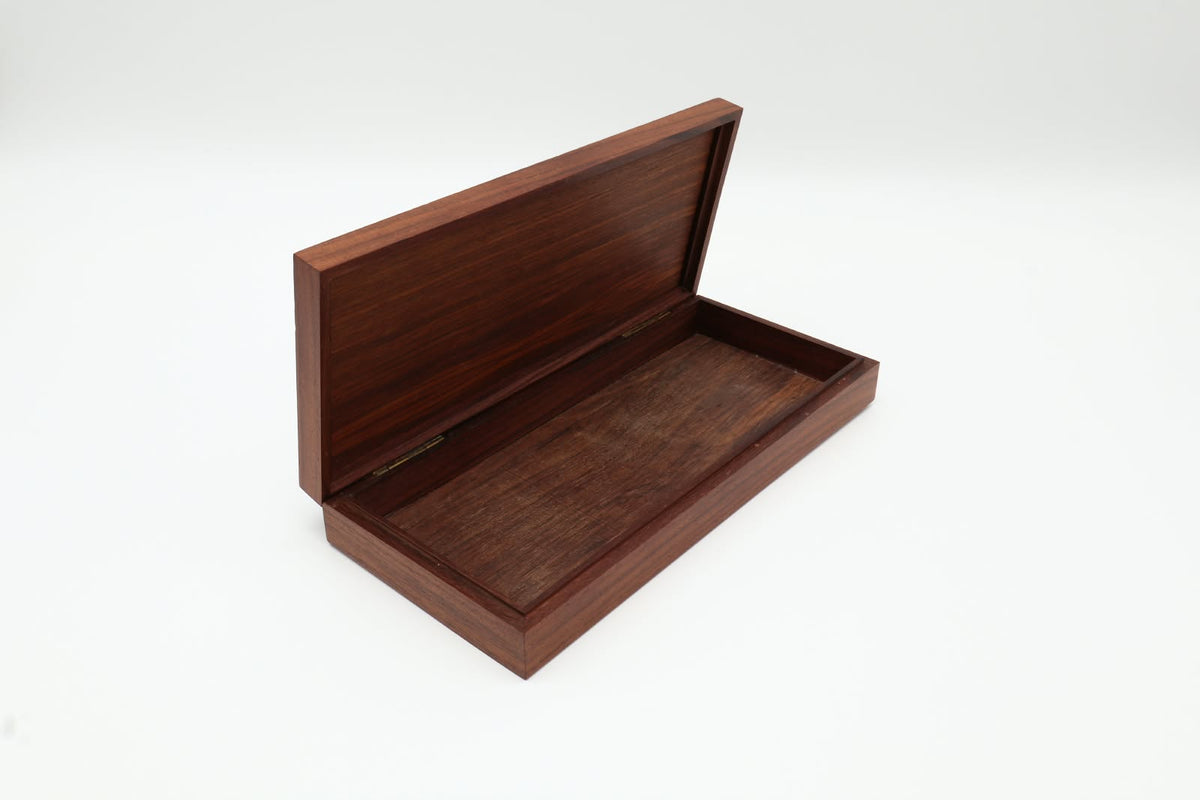 Ottaviani Mid-Century Silver & Enamel Rosewood Box – Italy (c. 1960)