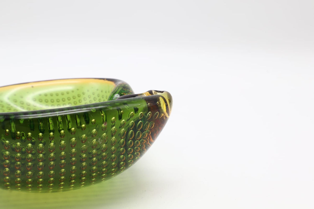 Mid-Century Murano 'Bullicante' Glass Vide-Poche – Italy, 1960s