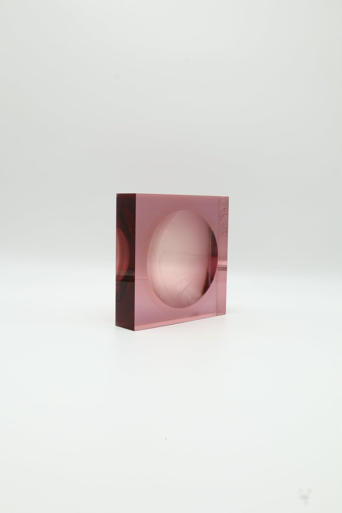 Italian Minimalist Resin Vide Poche – Italy, 1960s