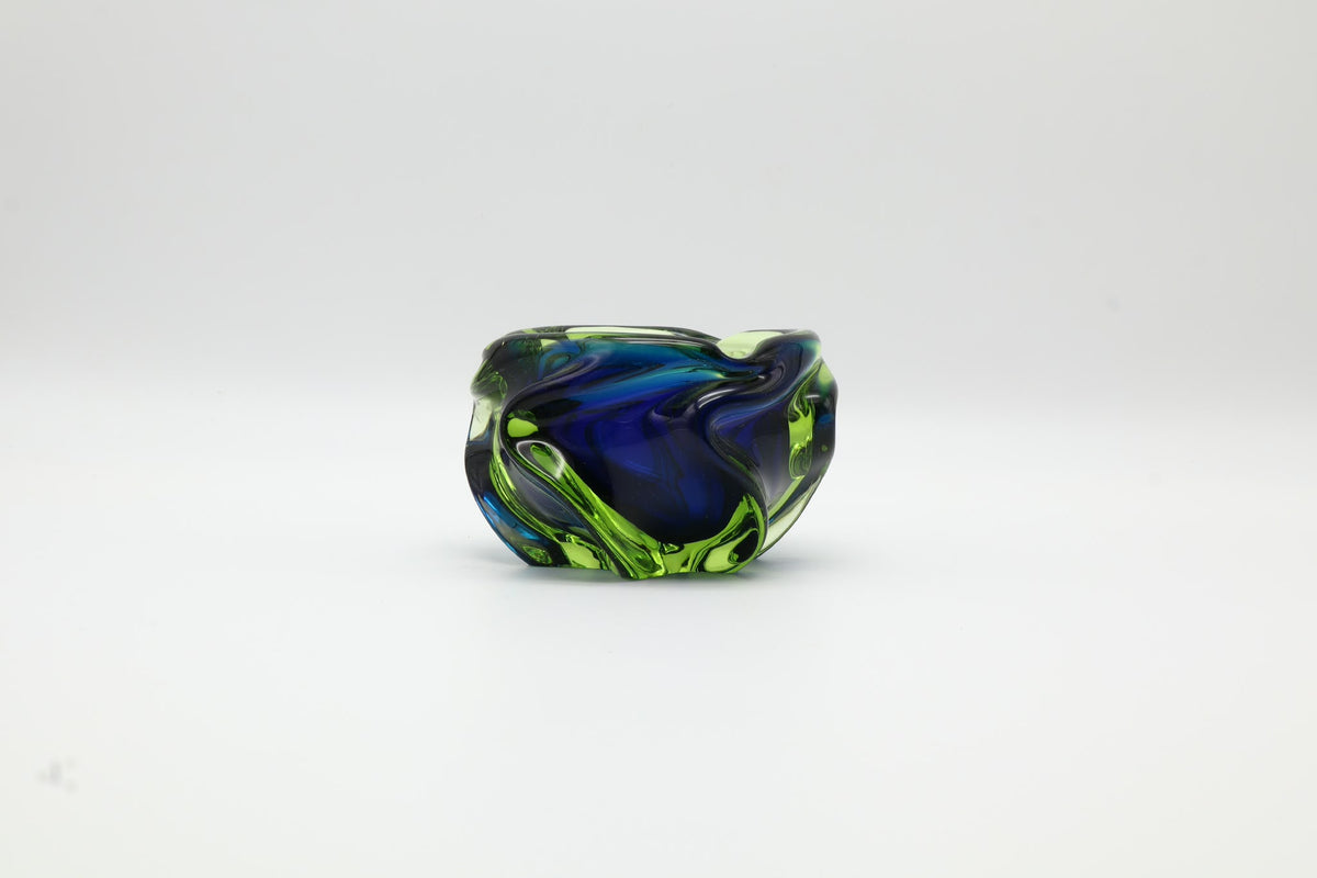 Mid-Century Murano Sculptural Glass Bowl – Italy, 1960s