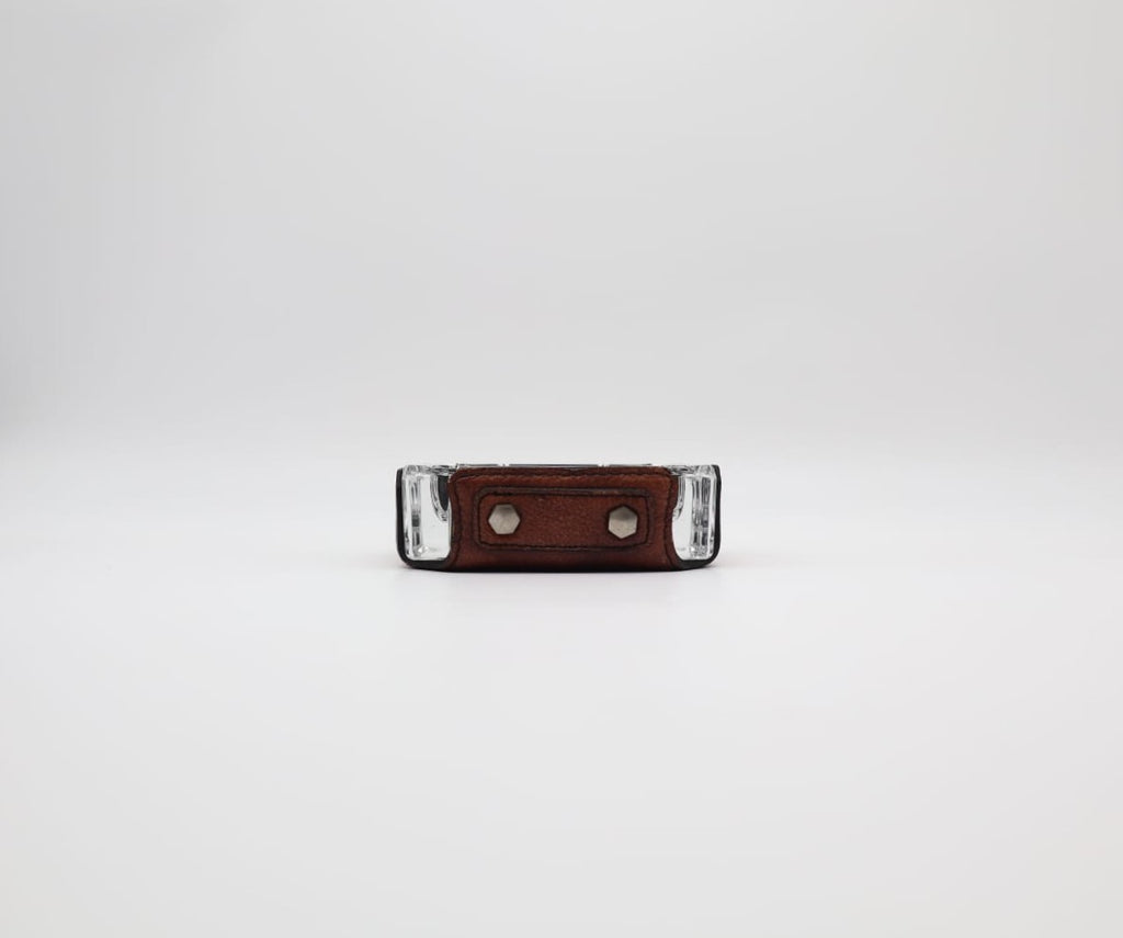 Mid-Century Cast Glass Ashtray – 1950s Vintage Design (SOLD)