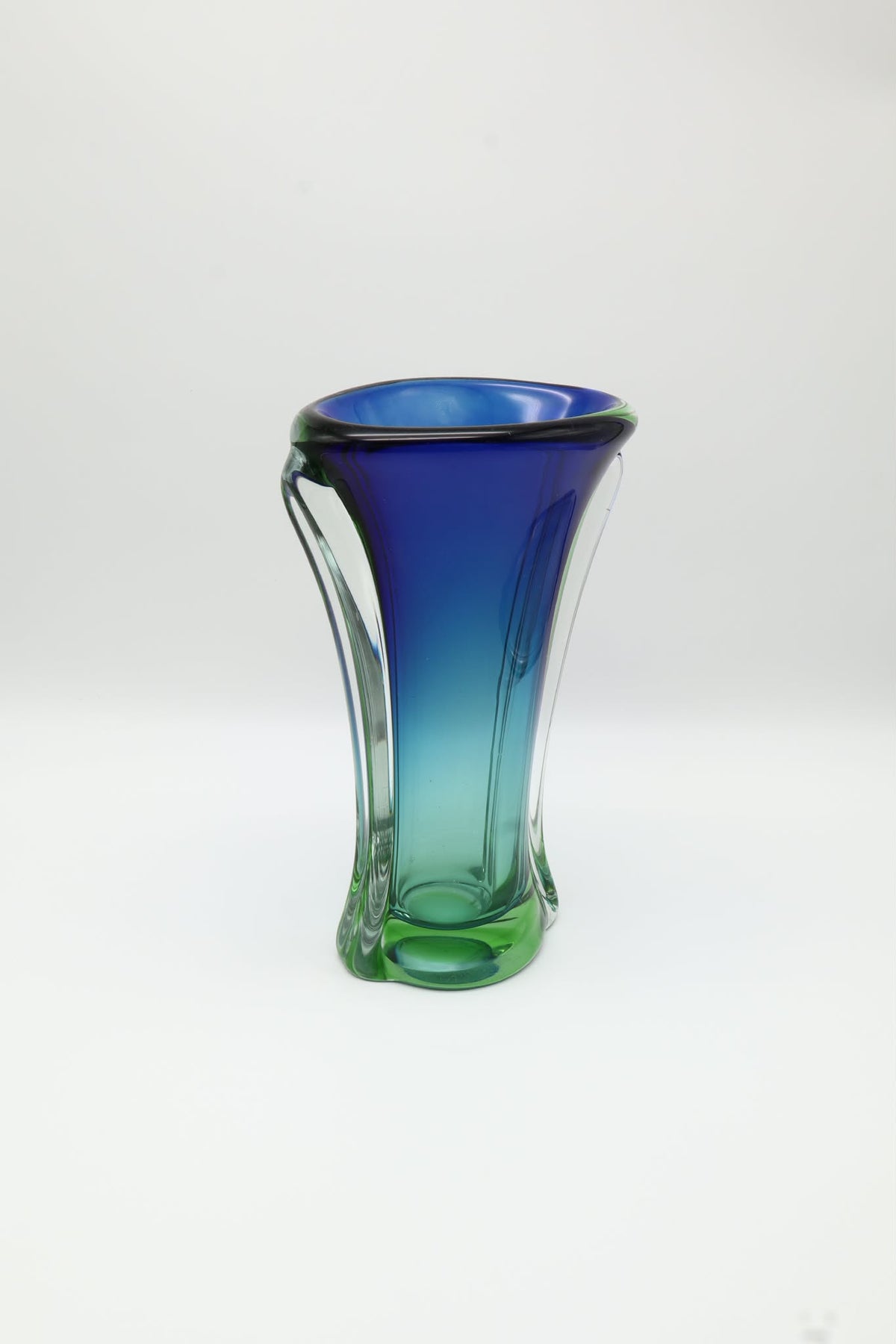 Vintage Murano Sommerso Art Glass Vase – Italy, 1960s