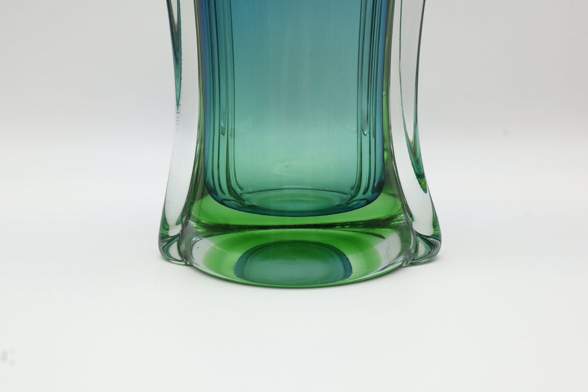 Vintage Murano Sommerso Art Glass Vase – Italy, 1960s