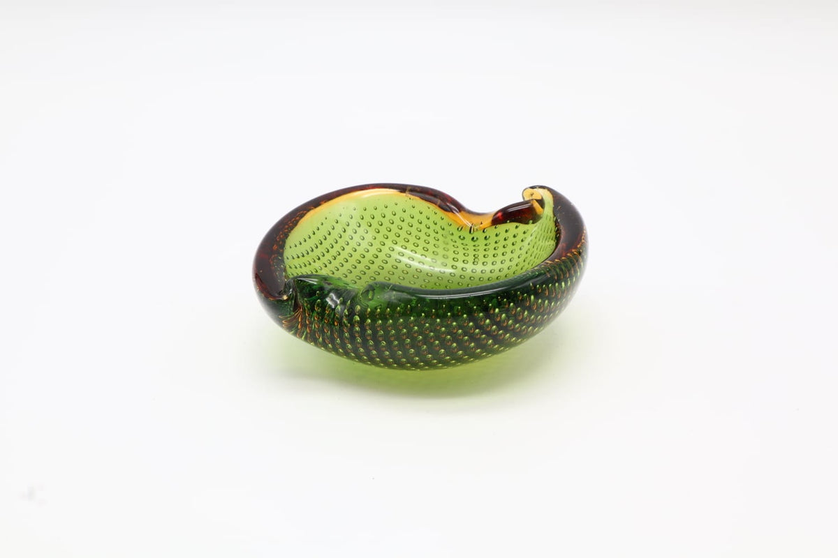 Mid-Century Murano 'Bullicante' Glass Vide-Poche – Italy, 1960s