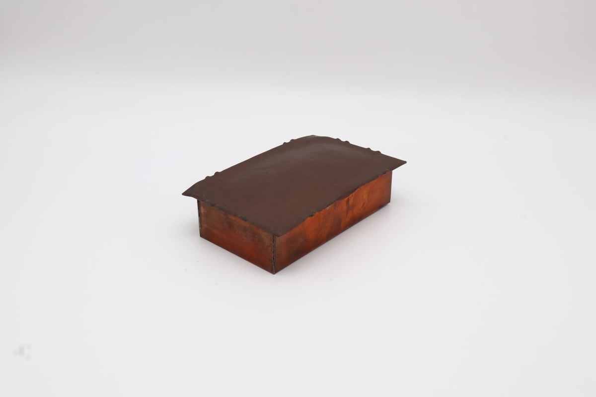 1920s Amsterdamse School Hammered Copper Box – The Netherlands