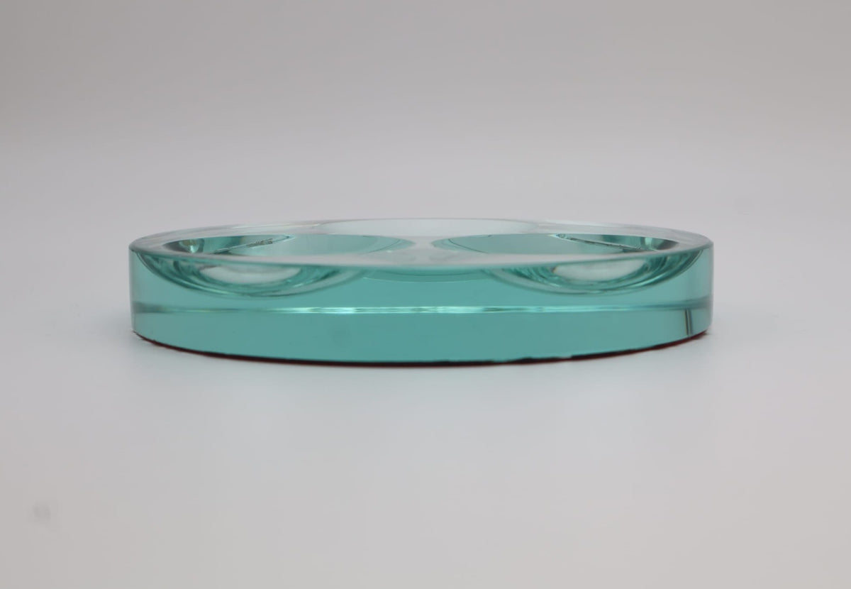 1950s Fontana Arte Mirrored Crystal Vide-Poche by Max Ingrand – Italy
