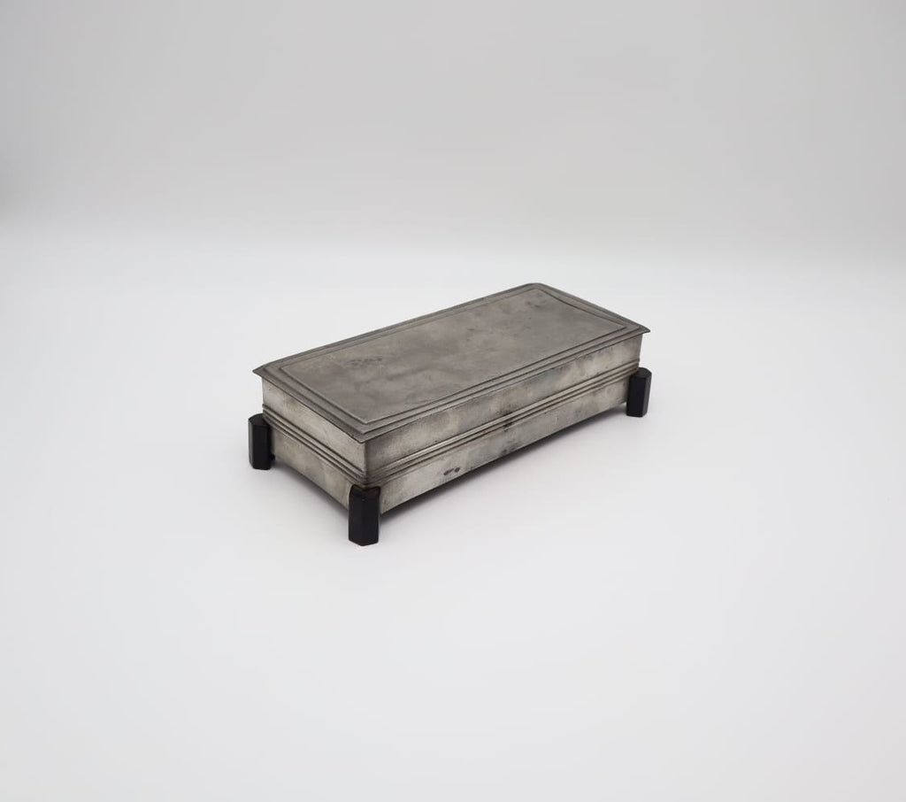 Antique George V Sterling Silver ‘Treasury’ Inkstand (c. 1910–1936)