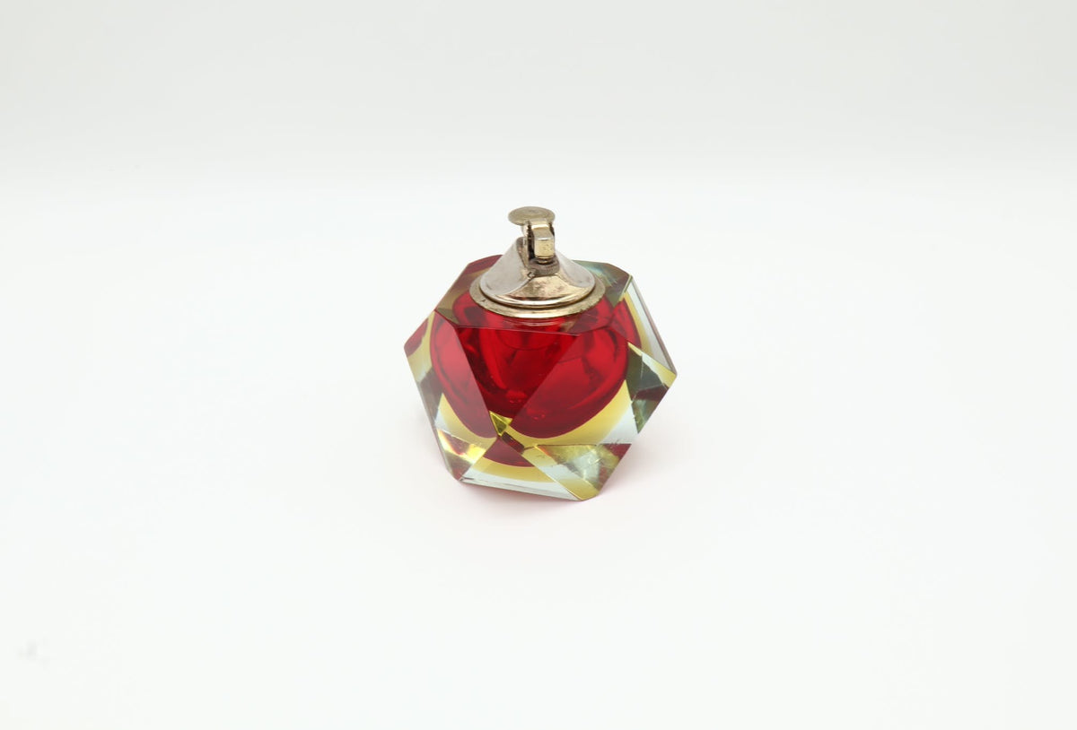 Vintage Murano Sommerso Glass Table Lighter – Italy, 1960s
