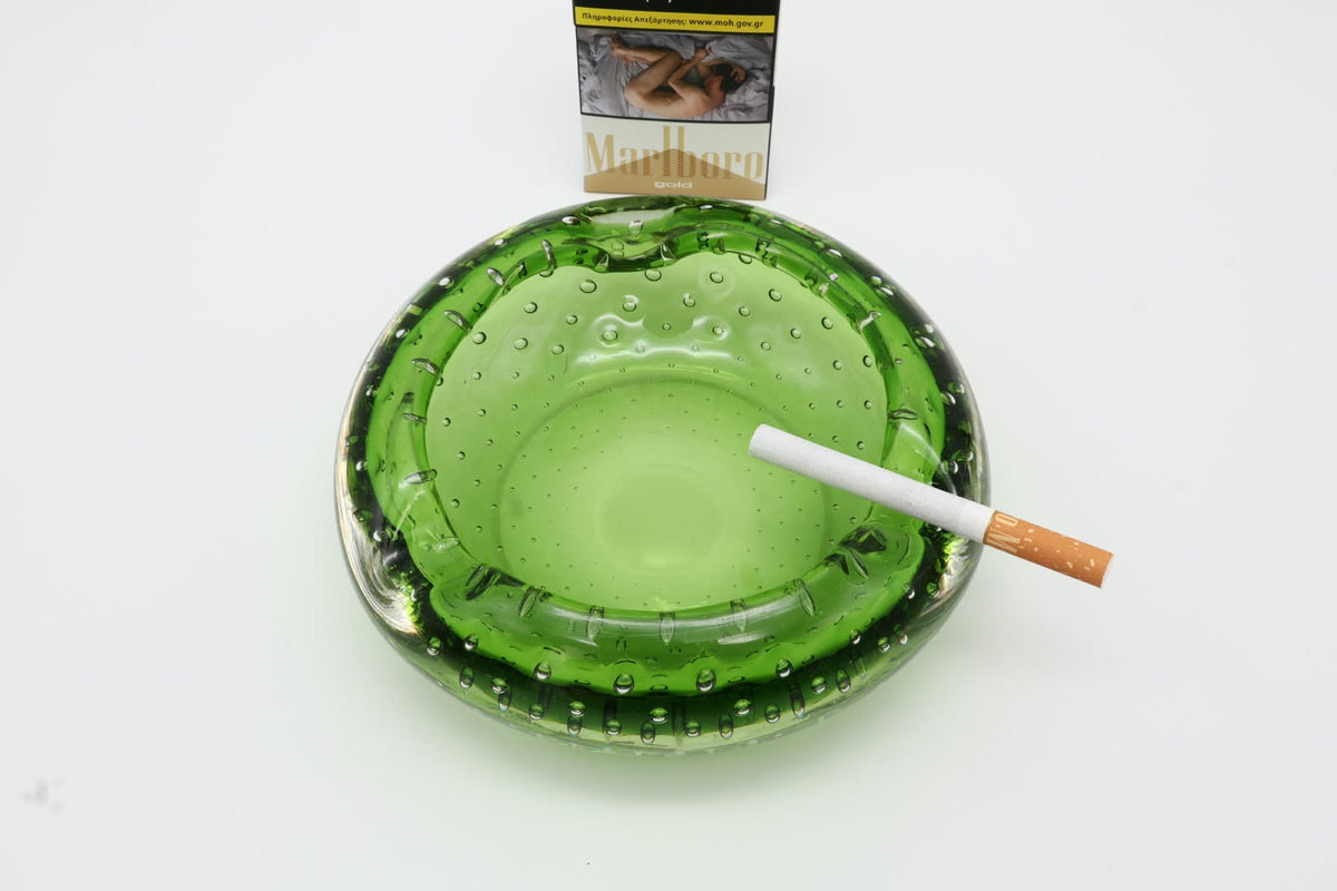 Vintage Murano ‘Bullicante’ Art Glass Ashtray – Italy, 1960s