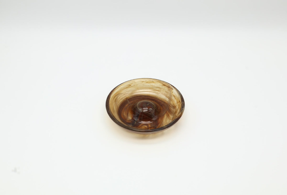 Vintage Model 868 Glass Bowl by Michael Bang for Holmegaard, Denmark (1975)